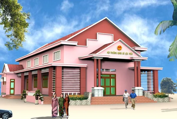 HỘI TRƯỜNG UBND XÃ LỘC TIẾN