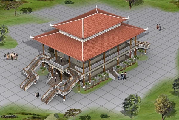 NHÀ CHÙA – CÔNG TRÌNH LÀM THẦU PHỤ